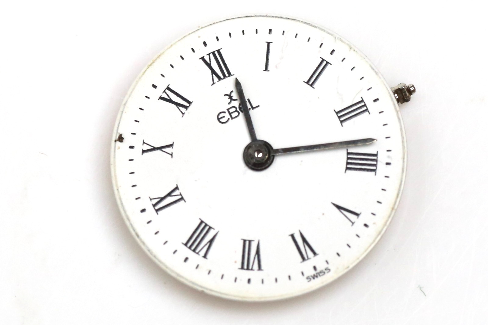 Ebel/Cartier Cal. 66 Quartz Watch Movement, White Dial & Hands, Working