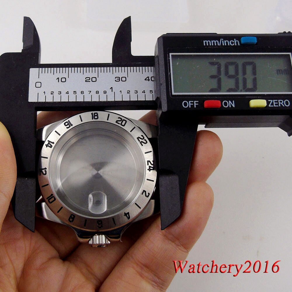 39mm Sapphire Crystal Watch Case Accessories Fit NH35 NH36 ETA2824 2836 PT5000
