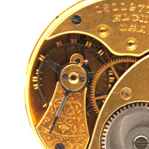 1915 ELGIN POCKET WATCH MOVEMENT 18119773 GRADE: 298 0s 7j (OS2)