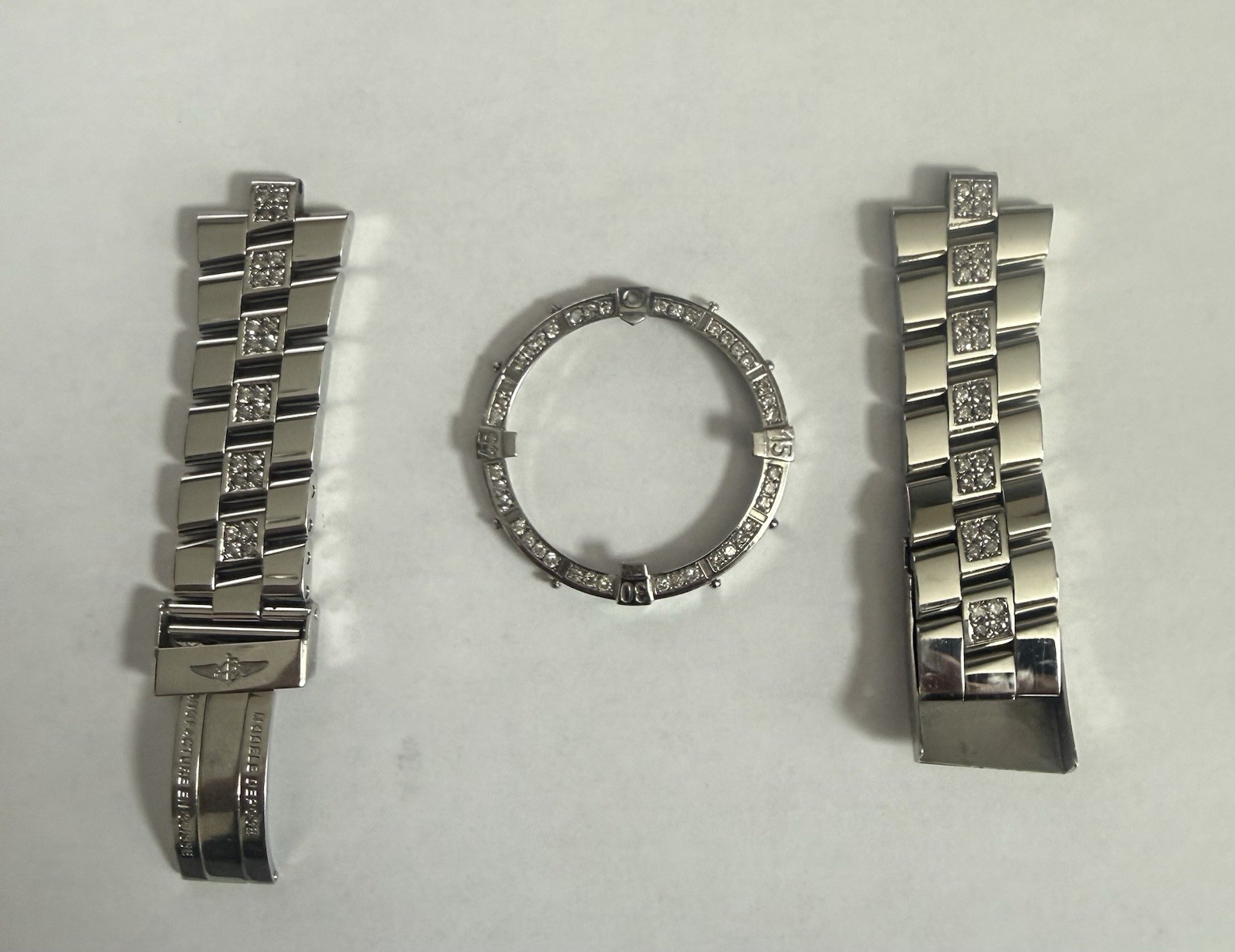 Breitling Super Avenger Diamond Bezel And Diamond Band
