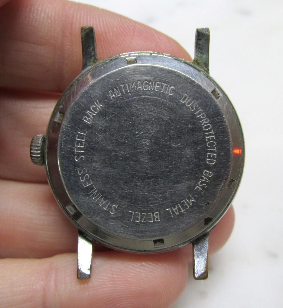 Vintage JB Robinson Men’s Watch Movement & Dial; 17 Jewels ~ 3-G345