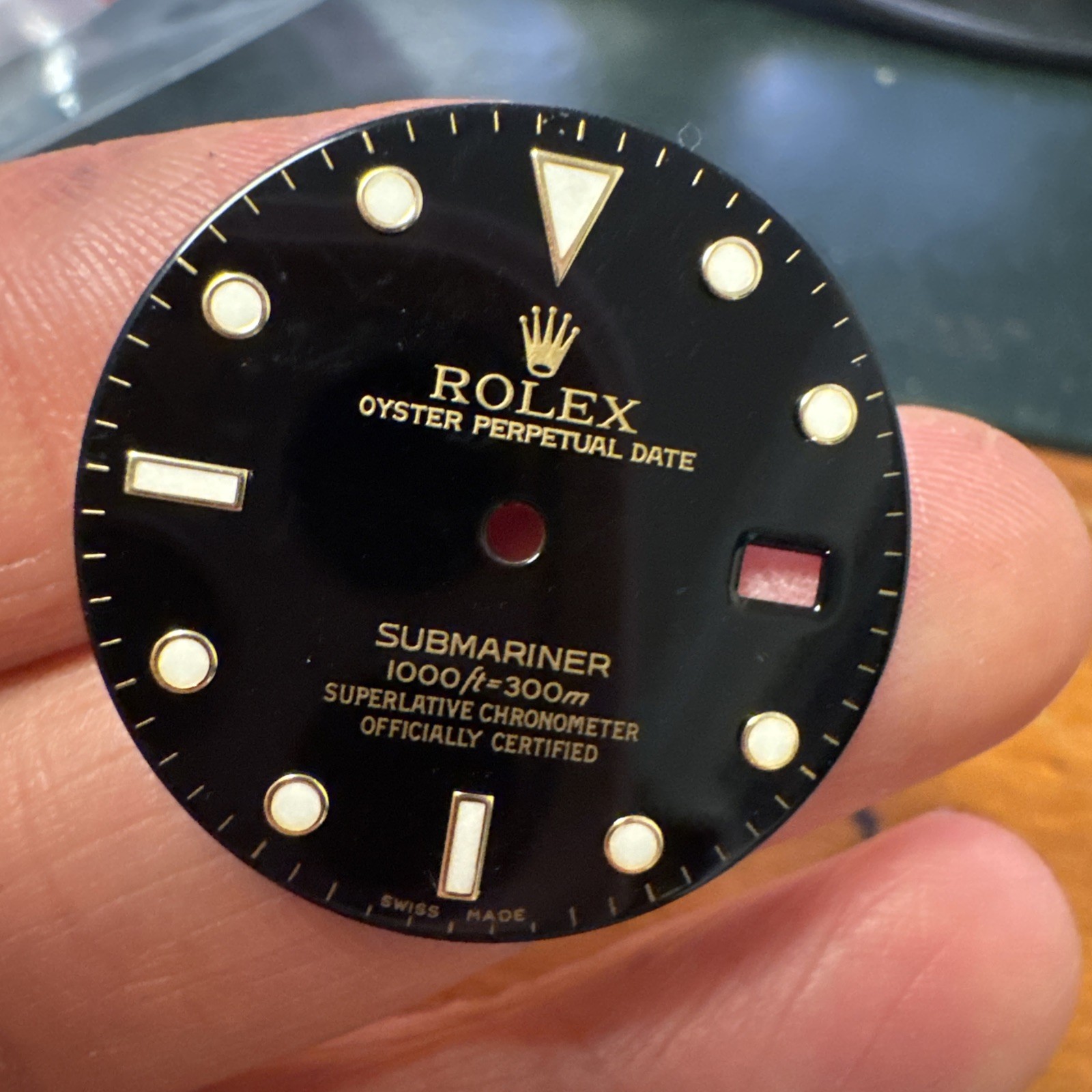 Original Rare Rolex Oyster Submariner 16618 16613 dial excellent condition SWISS