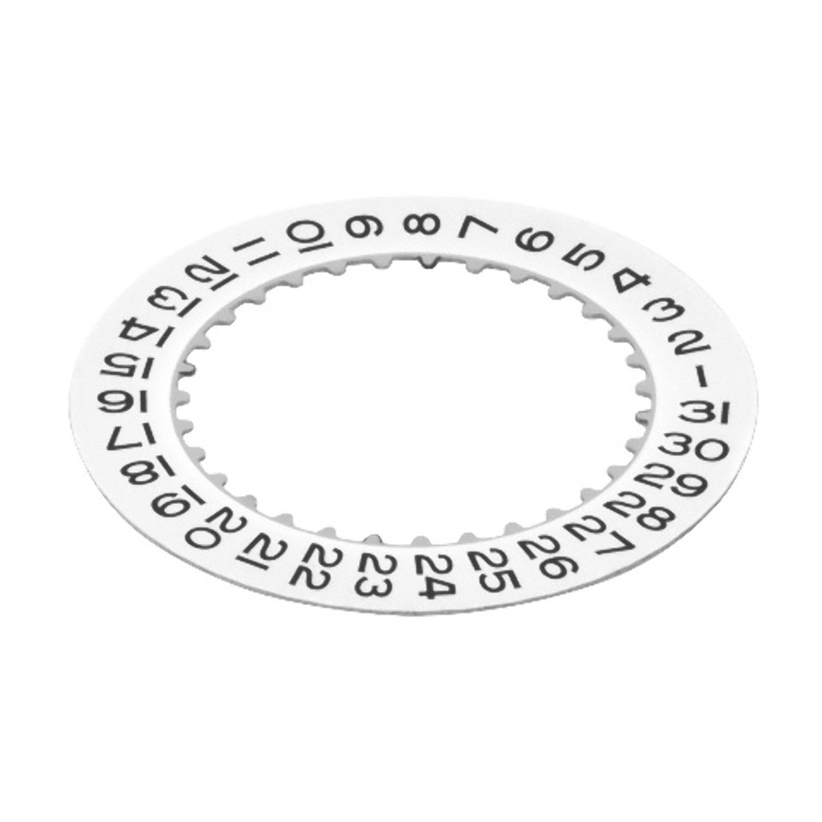CALENDAR DATE DISC FOR FIT ROLEX 3285 GMT MASTER II MOVEMENT 116710 116713 WHITE
