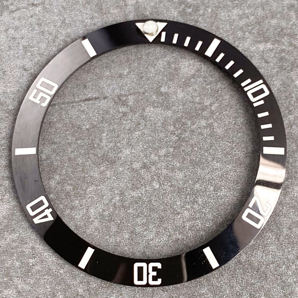 Slope 38mm*30.6mm Ceramic Bezel Insert Black Blue Green Fit 40mm Diver Men Watch