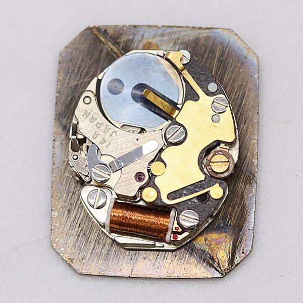 SEIKO Genuine Movement Credor Cal.14A 1PD Watch Parts Black Color For Parts