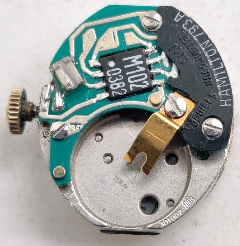 Hamilton 793A INT ESA ETA Cal. 301.002 Swiss quartz watch movement Works
