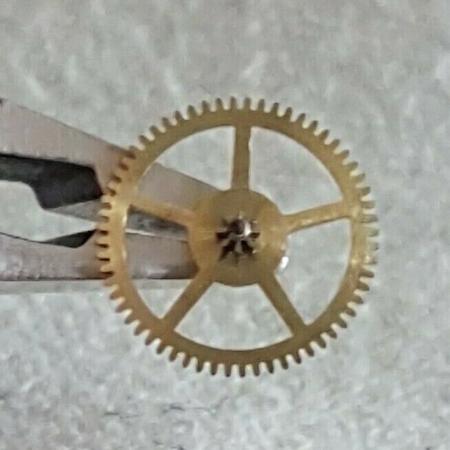 Bulova Caliber 10BCC Part Number 6B (Sweep Second 4th Wheel and Pinion)