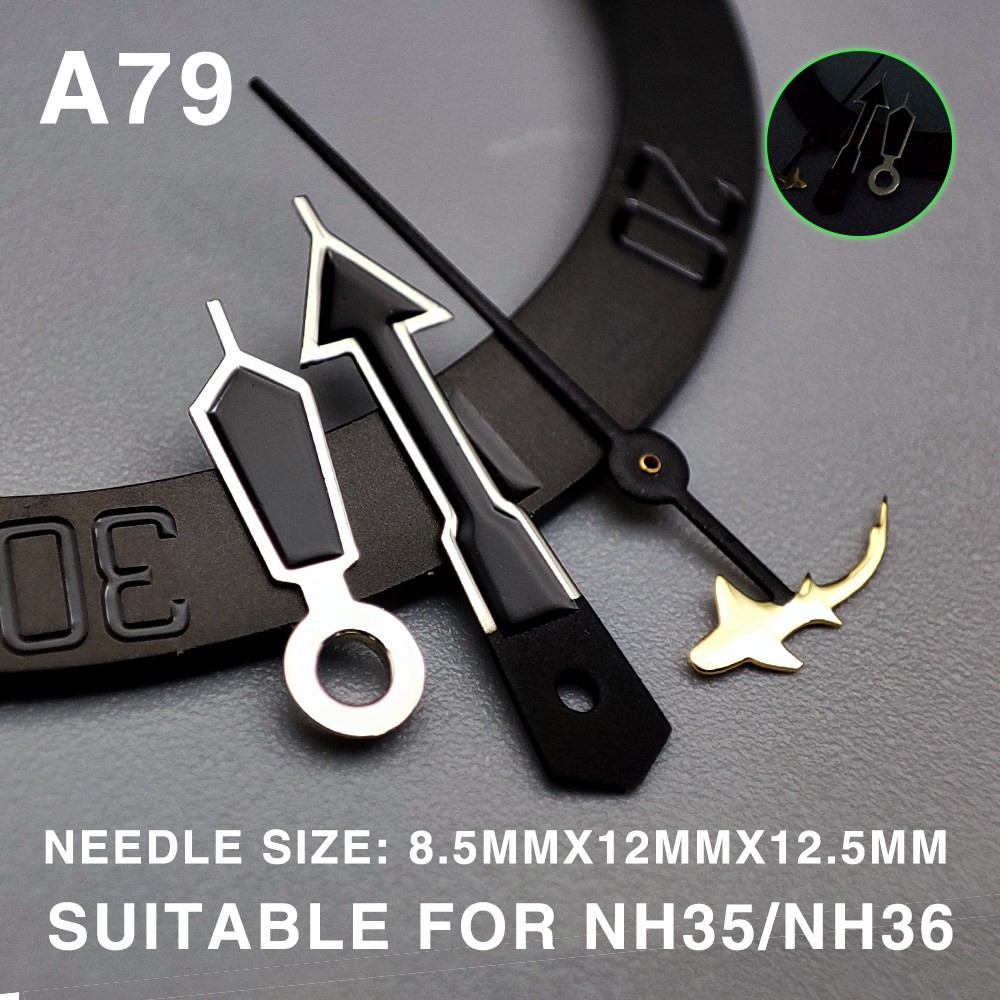 Watch Accessories NH35 Hands Luminous Watch Hands for NH35/36/4R35 Movements