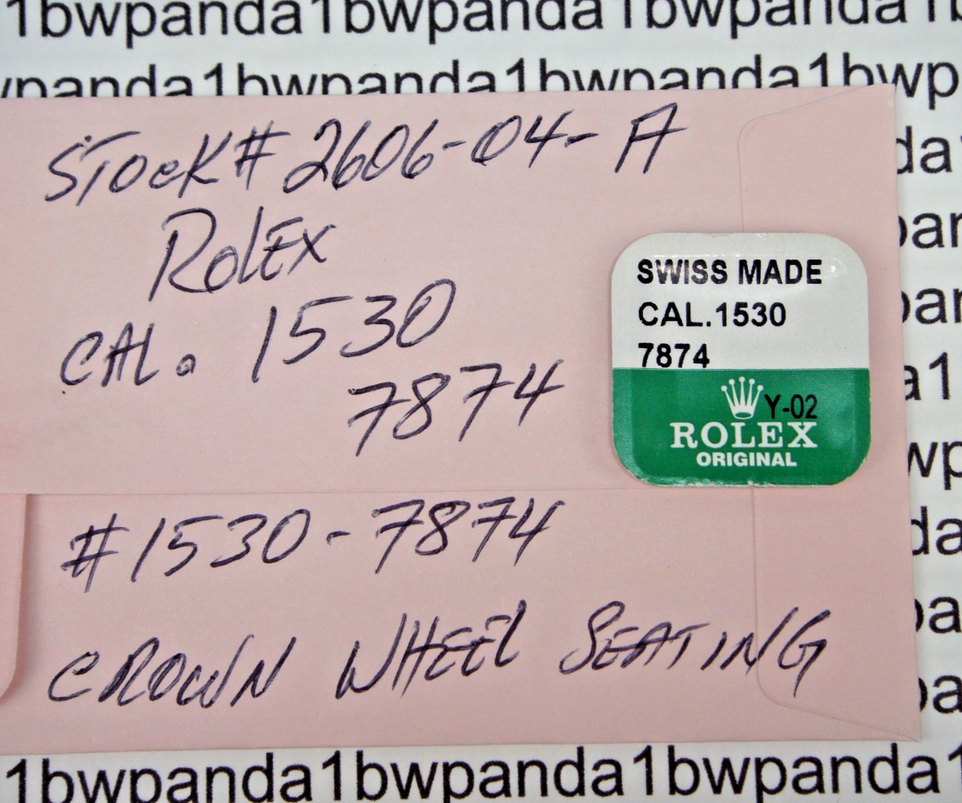 OEM Rolex 1530-7874 Cal. 1555=1560=1565=1570=1575 CROWN WHEEL Seating=New Sealed