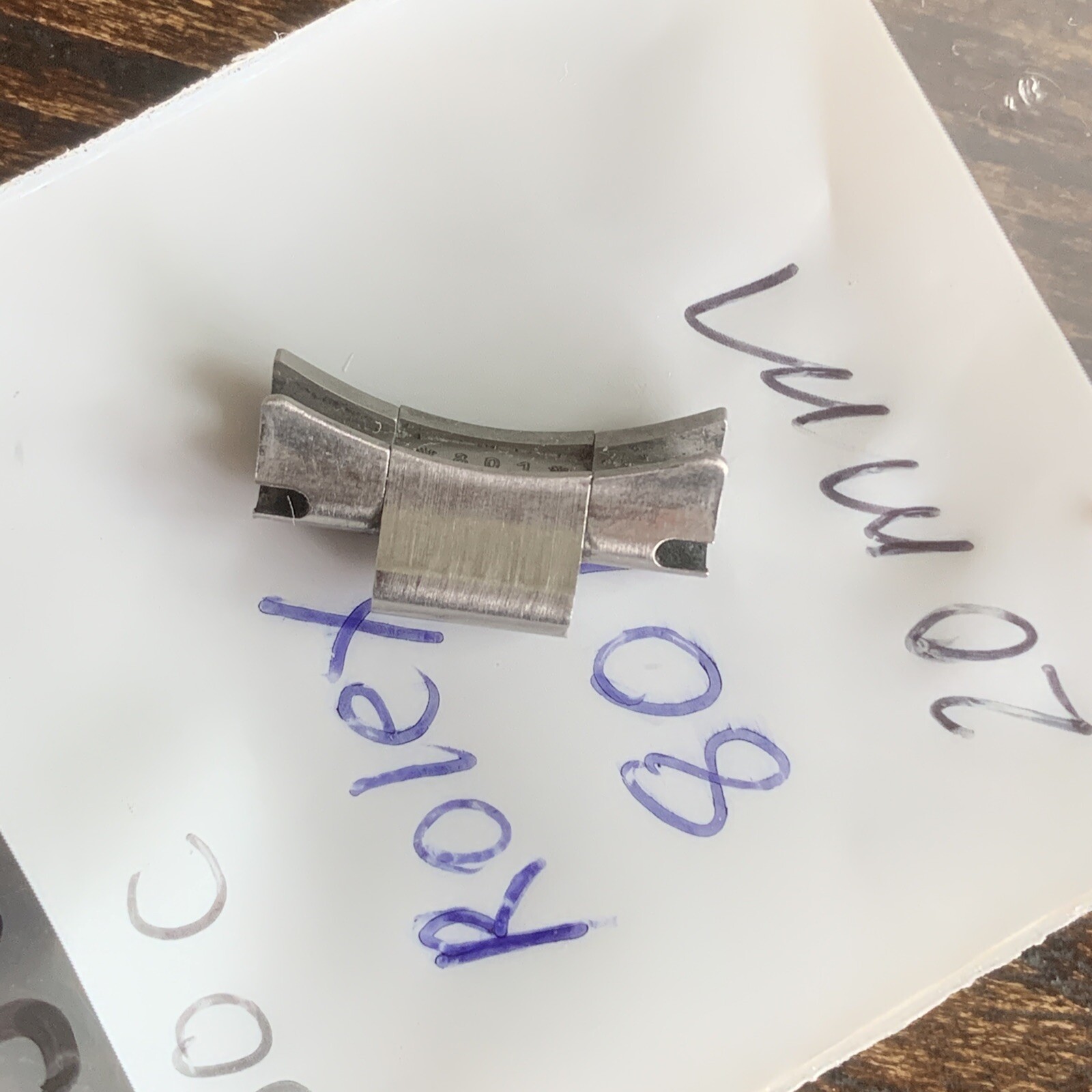 Rolex Bracelet Submariner 16610 END PIECE LINK 801 20 mm Stainless Steel Swiss