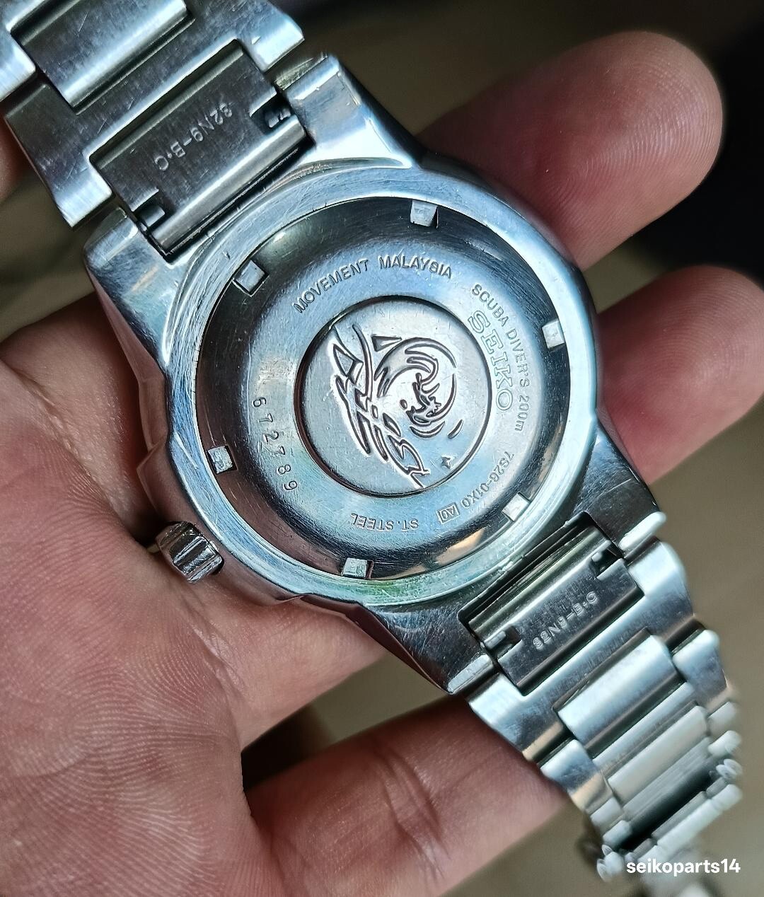 SEIKO KNIGHT RARE ORANGE SKXA61 7S26-01X0 U.S. MARKET 2006 JULY ALL ORIGINAL