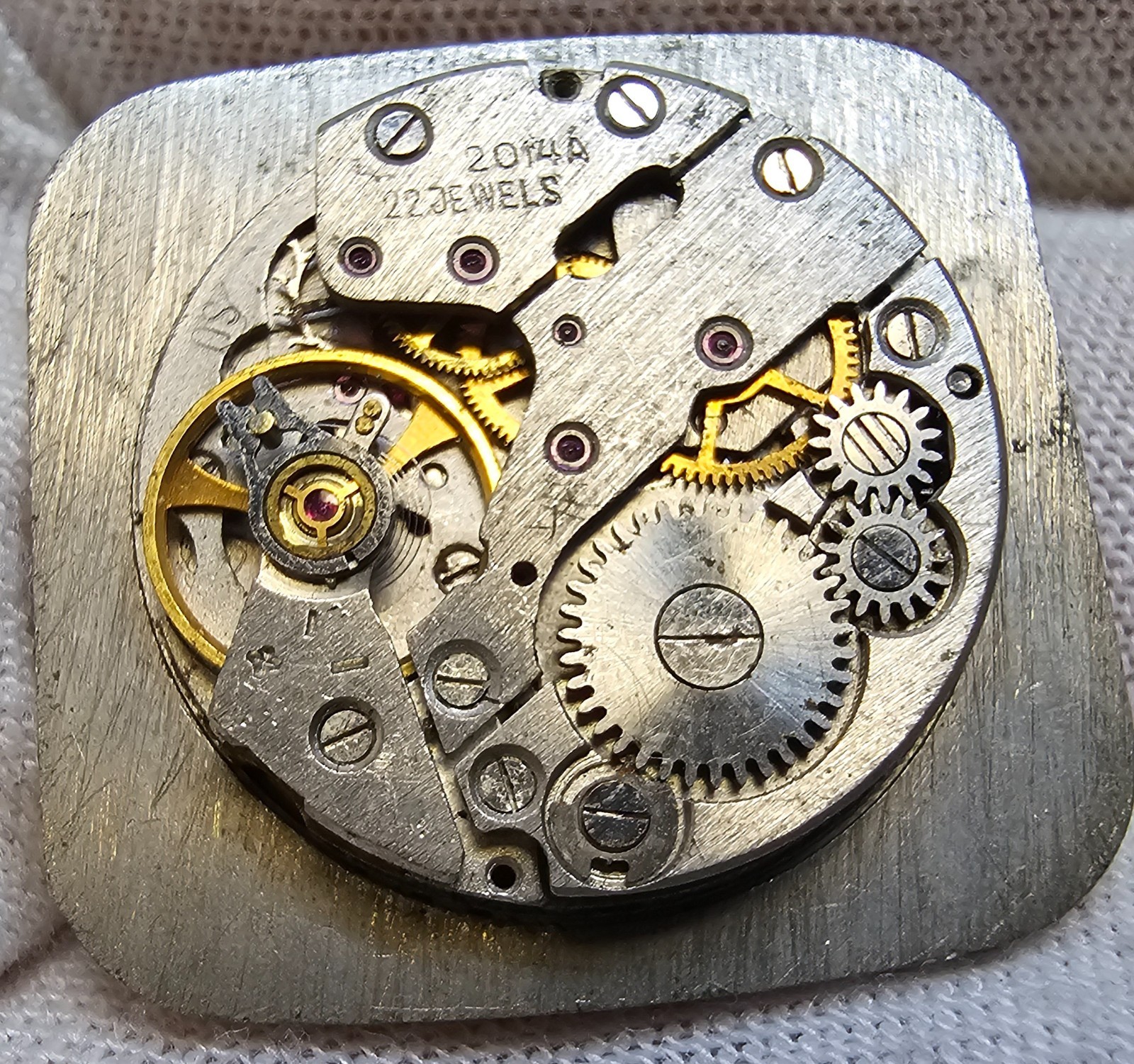 Vintage Soviet Mechananical Watch Movement Zarya USSR Watch Mechanism 2 pcs