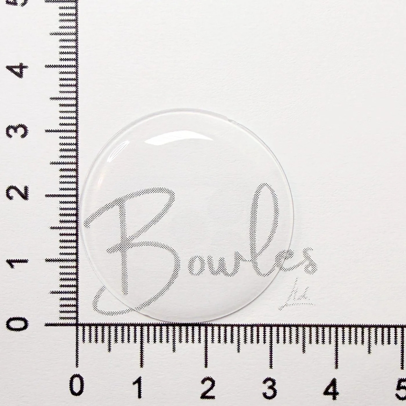 33.3mm Round Medium Dome Mineral Glass Watch Crystal – Antique New Old Stock