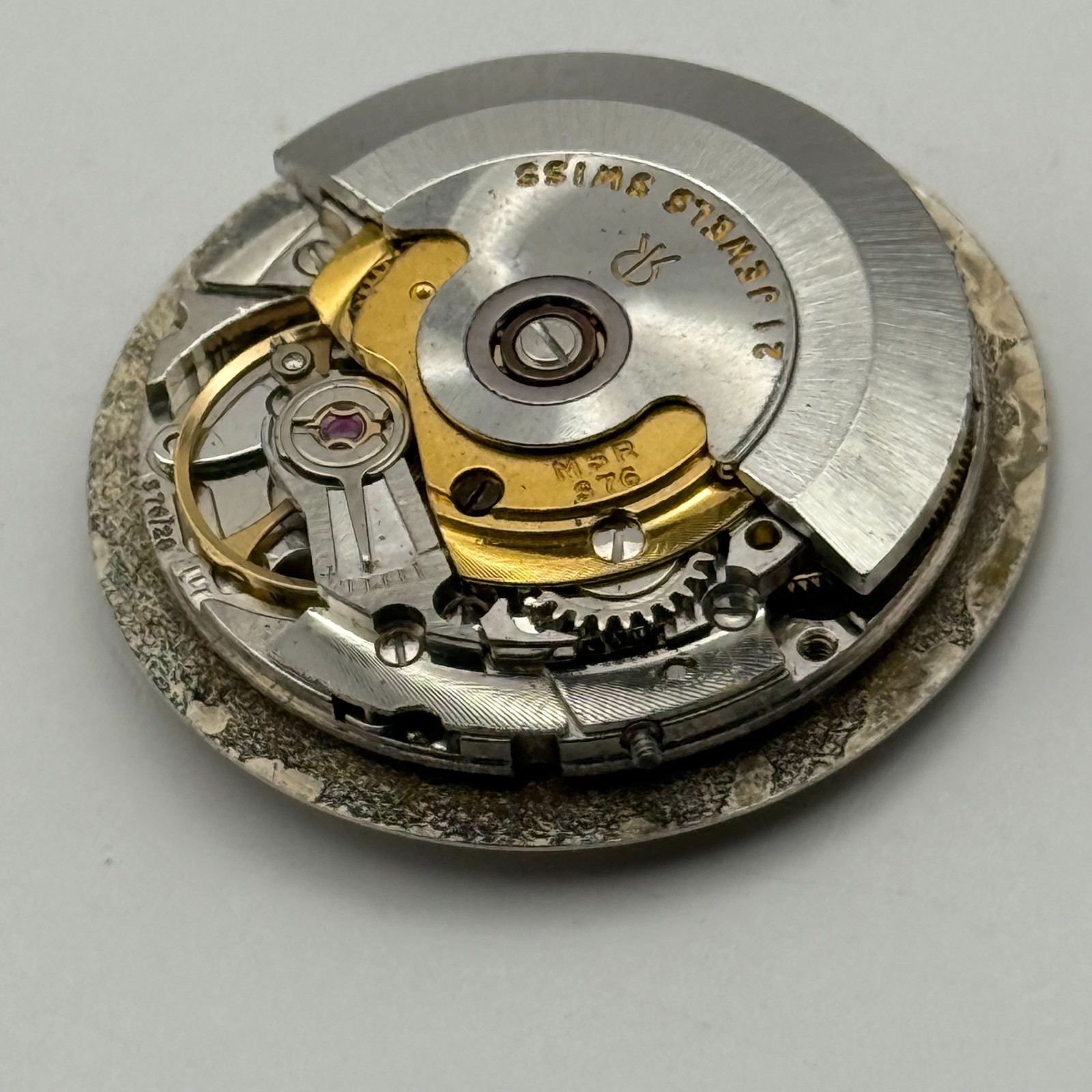 MSR S76-28 Watch Movement Garrard Automatic Vintage Swiss Parts Repair 25.9mm