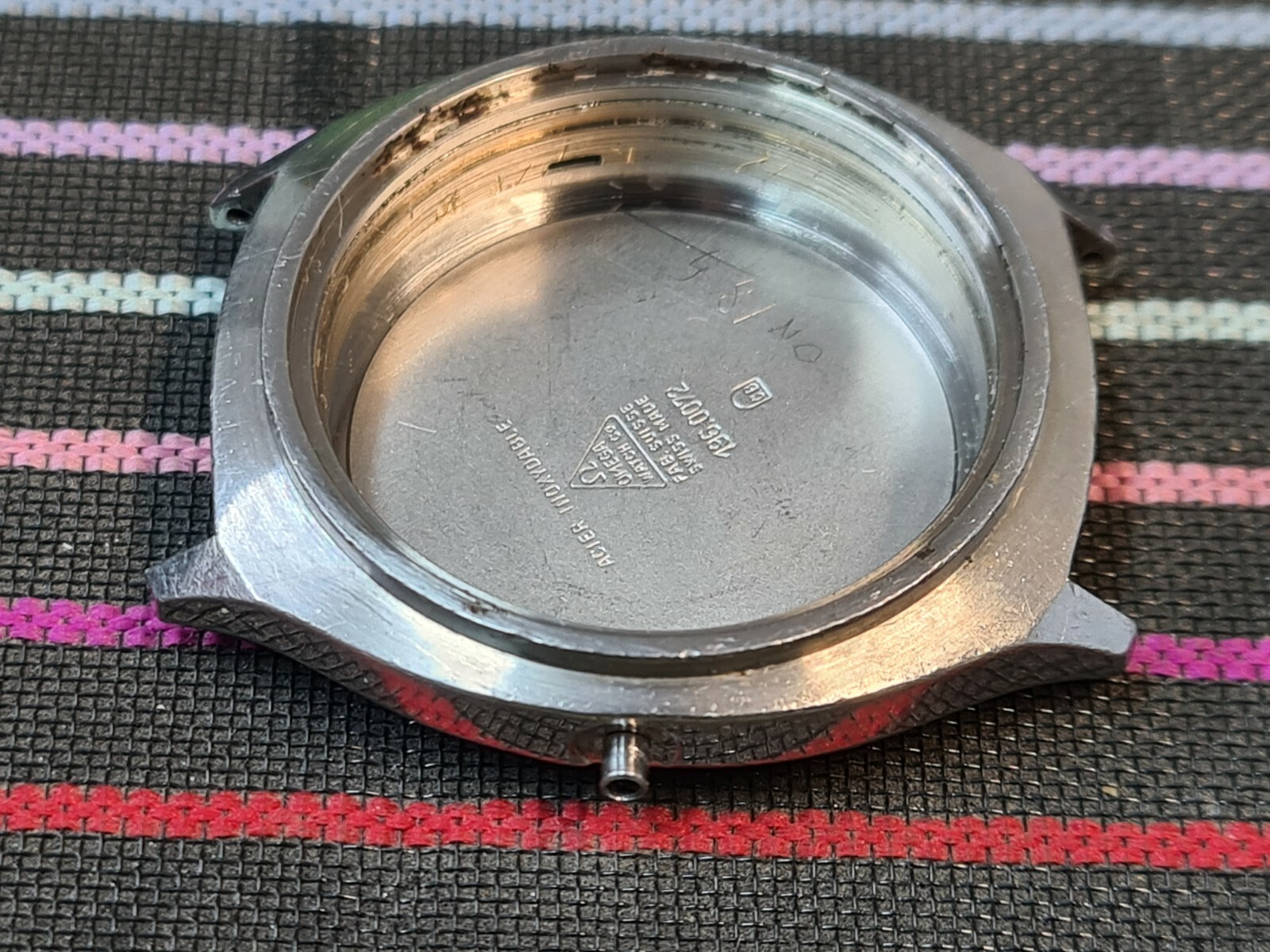 OMEGA SEAMASTER REF. 196.0072 “EGED”-ISRAEL BUS COMPANY -CASE-for parts