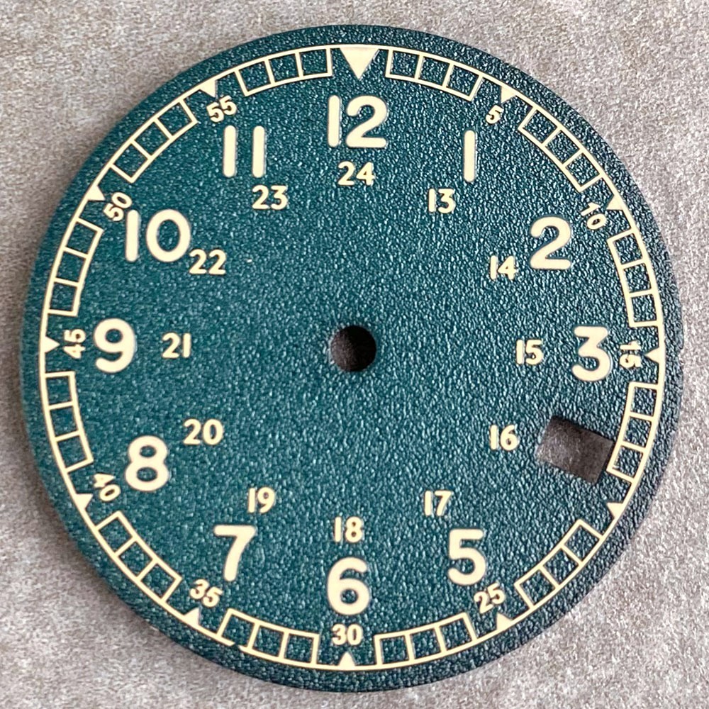 New 29mm Frosted Particles Arabic numerals Sterile NH35 Watch Dial Face Set Lume