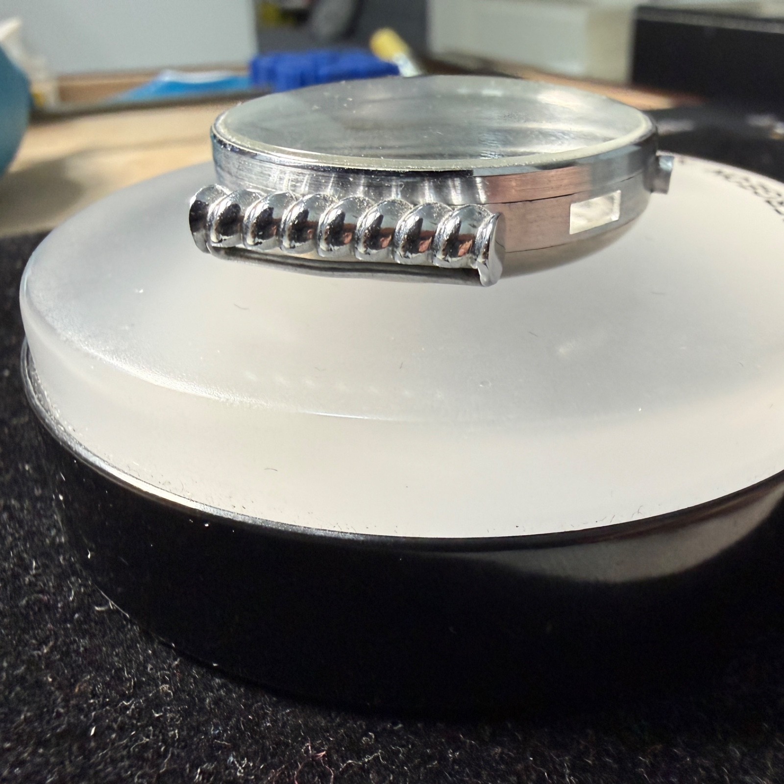 Generic Chrono Watch Case Ref: 290565 36mm Steel with Original Glass