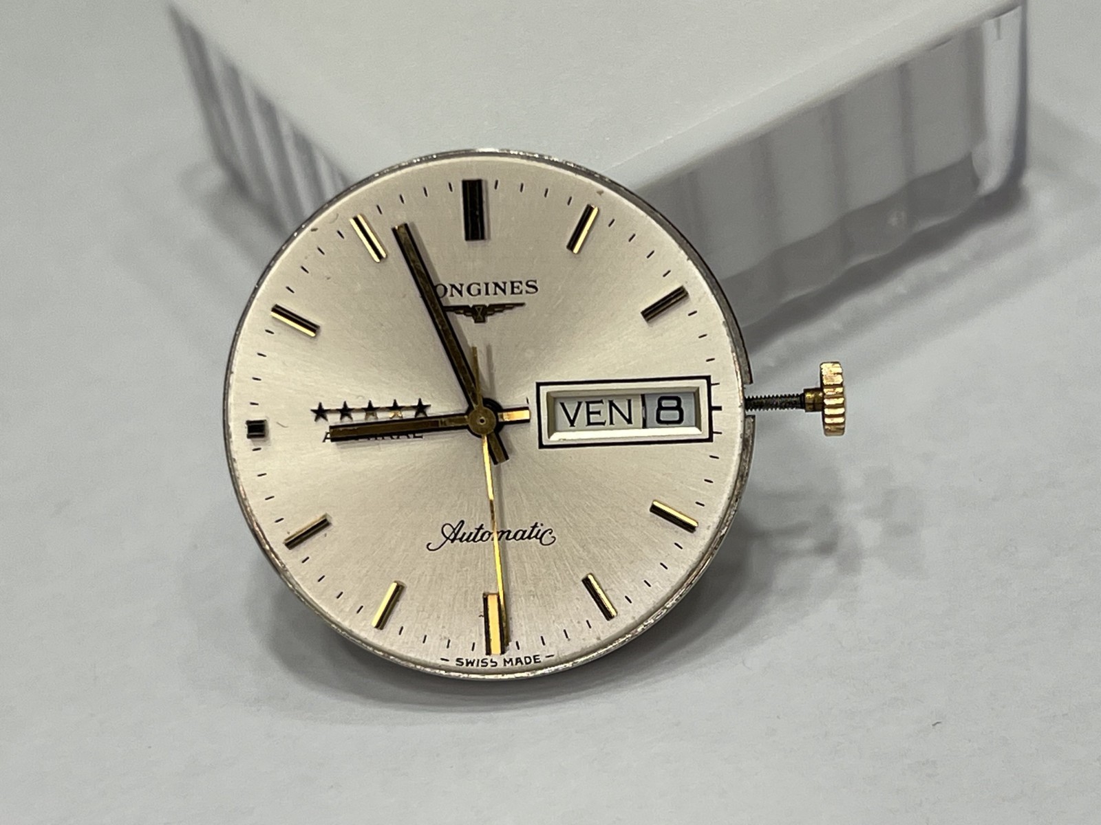 Longines Admiral 5 Stars Dial & Movement Automatic Cal 507 Day Date 17 Jewels