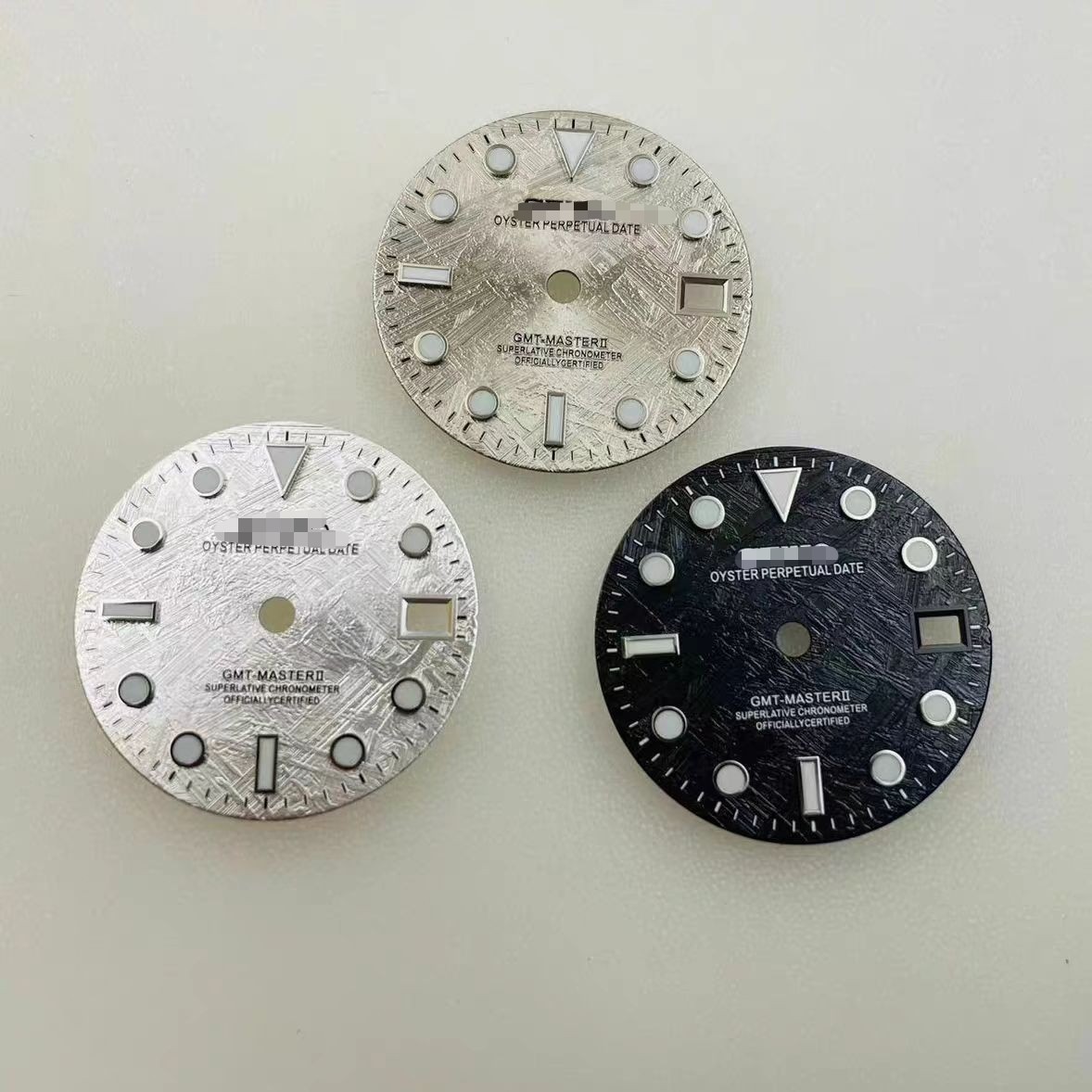 New model suitable for NH35 NH34 meteorite pattern dial blue night light