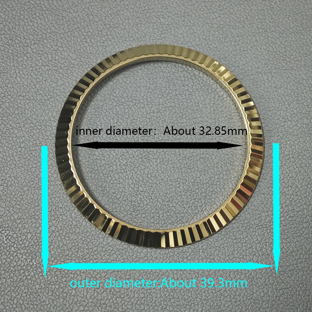 For Rolex Datejust 41mm 11633 12633 126334 Steel Gold Watch Bezel
