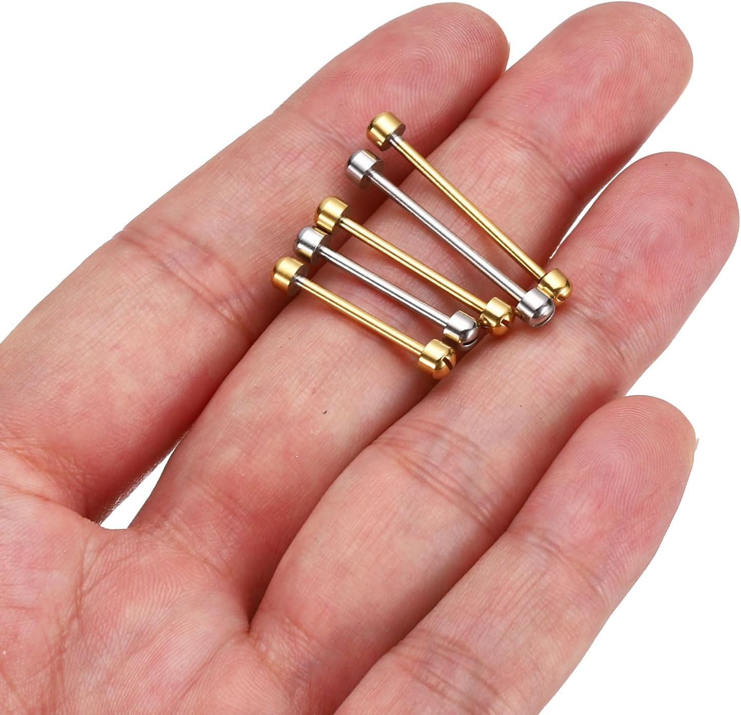 Watch Screw Tube Rod Stainless Steel Watch Strap Pins with Slotted Screwdriver