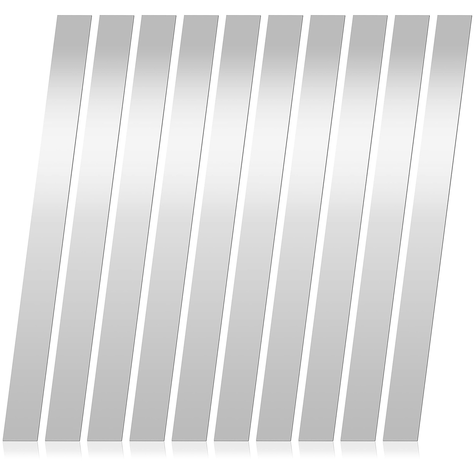 10 Pieces 304 Stainless Steel Strips, Stainless Steel Sheet Metal Shim Stock,…
