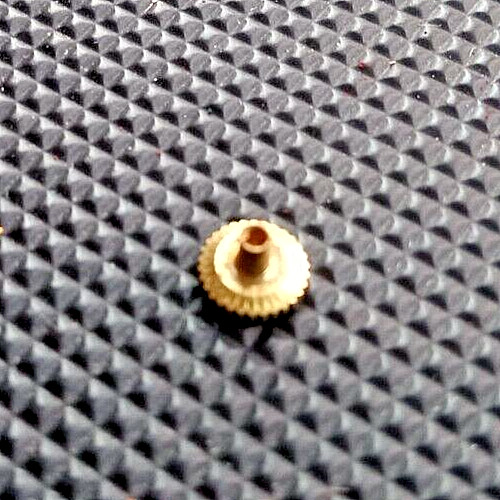 Waltham 6/0s WATCH CROWN 5.1mm Short Post TAP 6 (10k Gold Filled)