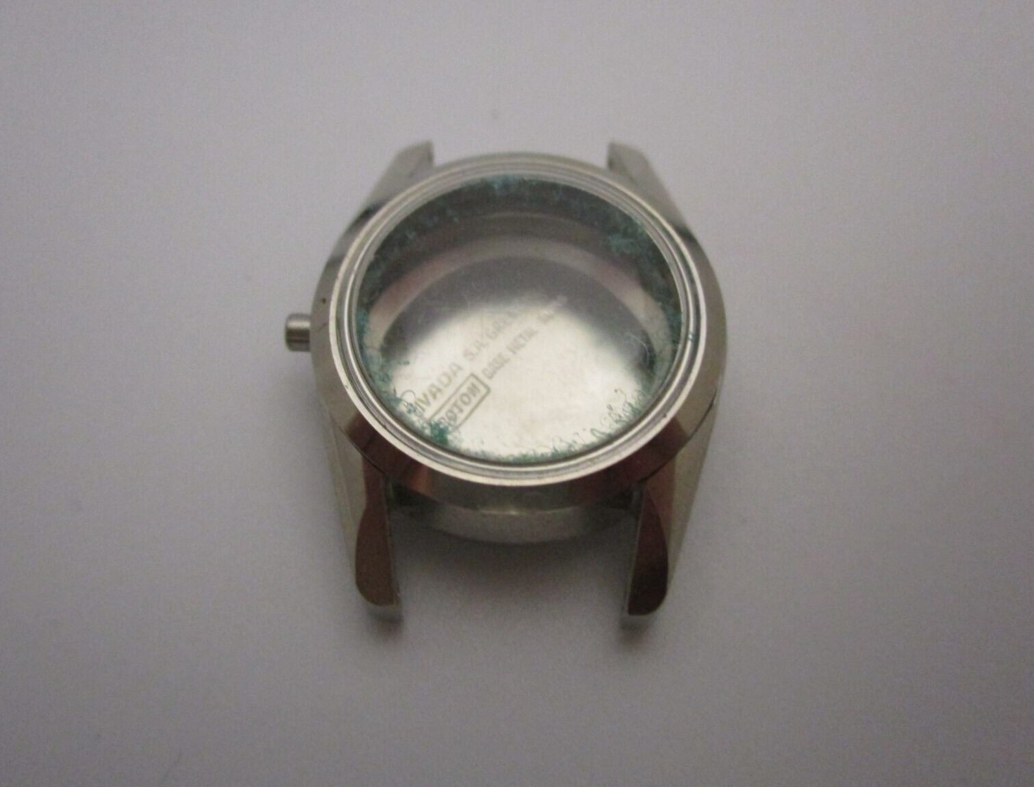 CROTON NIVADA SA GRENCHEN Watch Industry Sample NOS Swiss Case Crystal ScrewBack