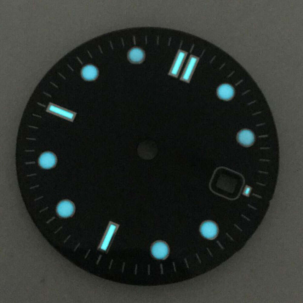 Fashion 31MM Sterile Blue Watch Dial fit 2824 2836 miyota 8215 8205 movement