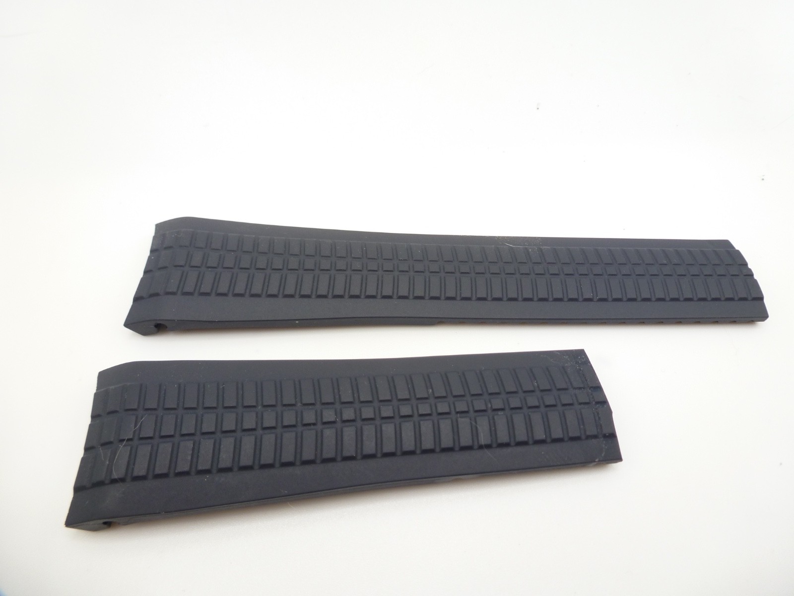 Original Patek Philippe 5968A 5968G Black Rubber Strap 22x18mm used