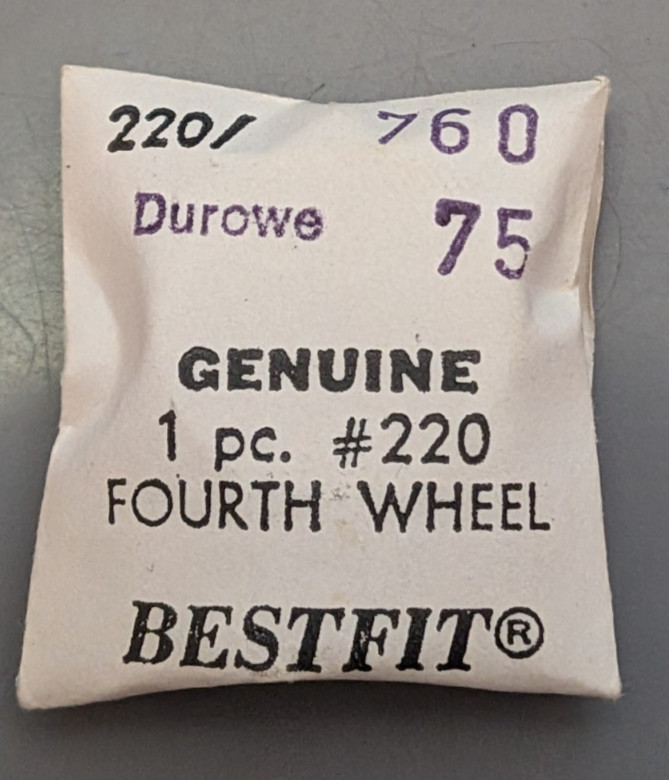 NEW NOS Bestfit Durowe 75 Part # 220 / 760 – Fourth Wheel