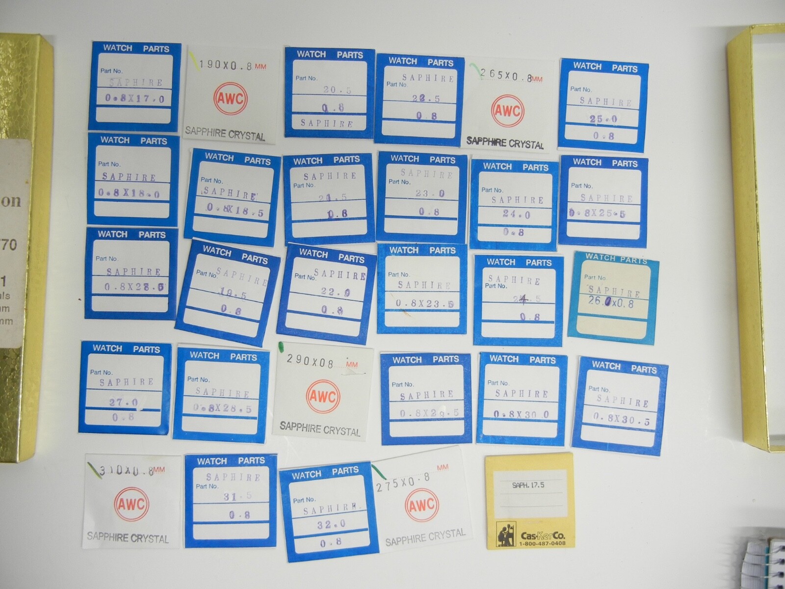 New Lot of 29 Generic Crystals Sapphire Time Connection