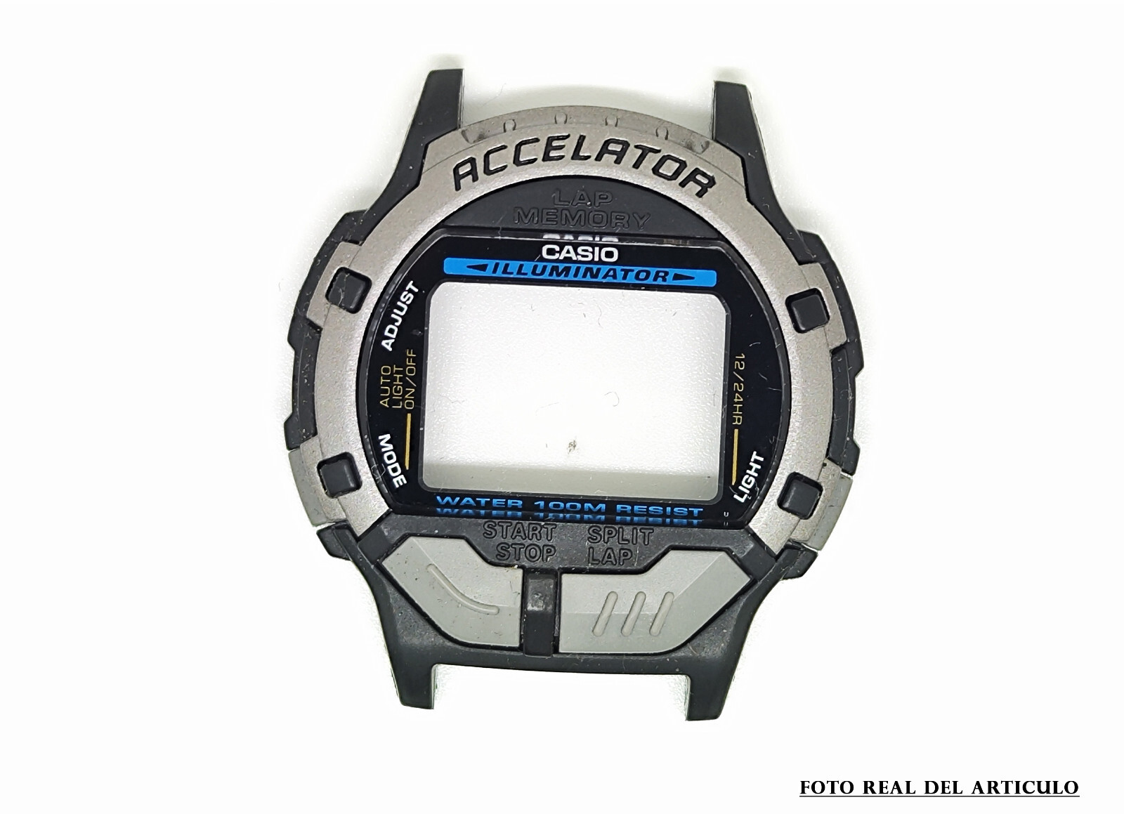 Casio ACL-100F-1VQ NOS Replacement Case Center, Resin, Black/Grey