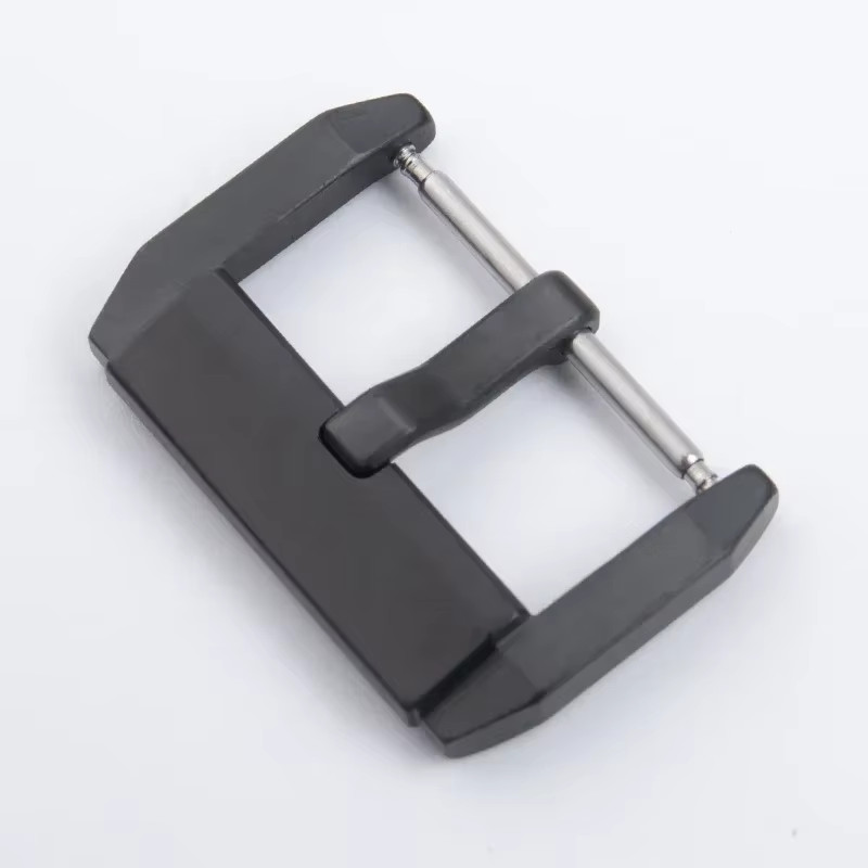 20mm Pin Clasp Folding Buckle Fits Blancpain Fifty Fathoms Rubber Strap Band
