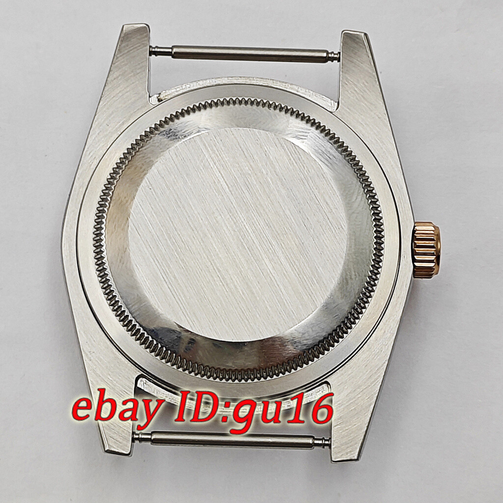 36mm 39mm watch case rose gold silver fit NH35 Miyota 8215 ETA 2824/2836 DG2813