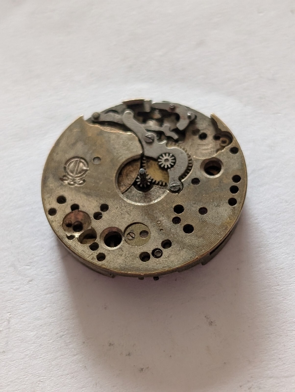 Vintage Cupillard 233 Mechanical Watch Movement (Untested)