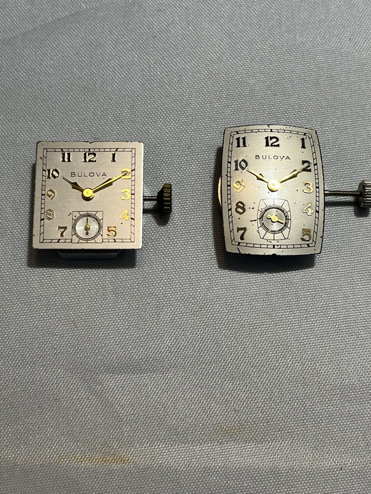 Bulova 8AE Movement, 17 Jewel, N.O.S., Not Running