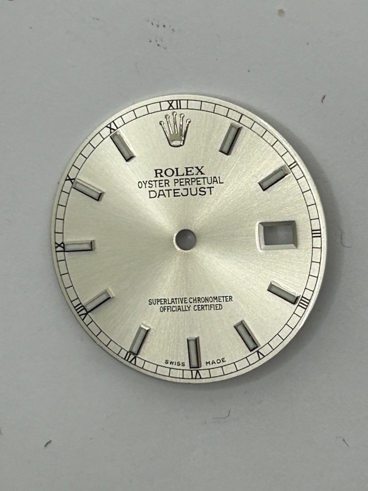 NEW Original Rolex Datejust 116200 Silver Dial with Roulette Date from 2019