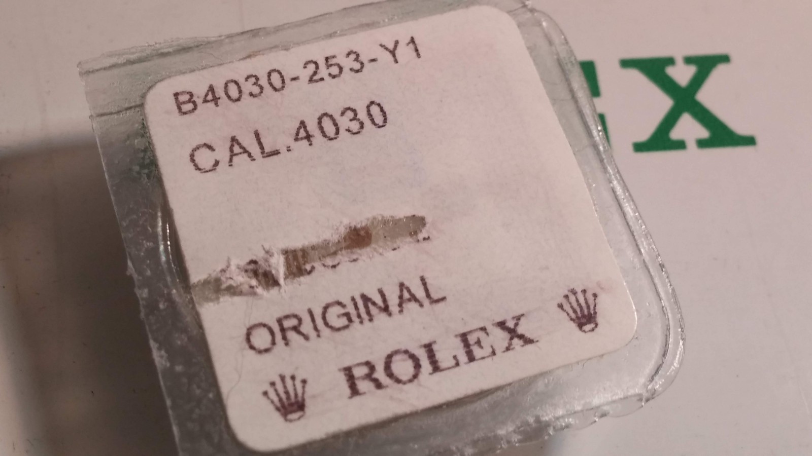 Rolex 4030 253 Setting Minute Wheel NEW Sealed for watch repair/parts