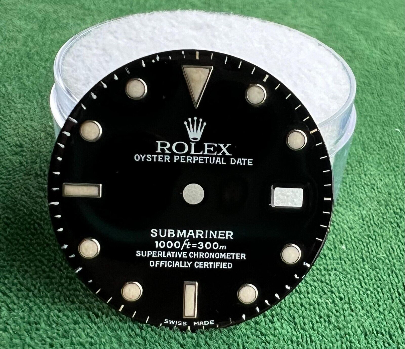 Authentic Rolex Submariner Date Glossy Black Dial Part Ref. 16800/16610 – OC#267