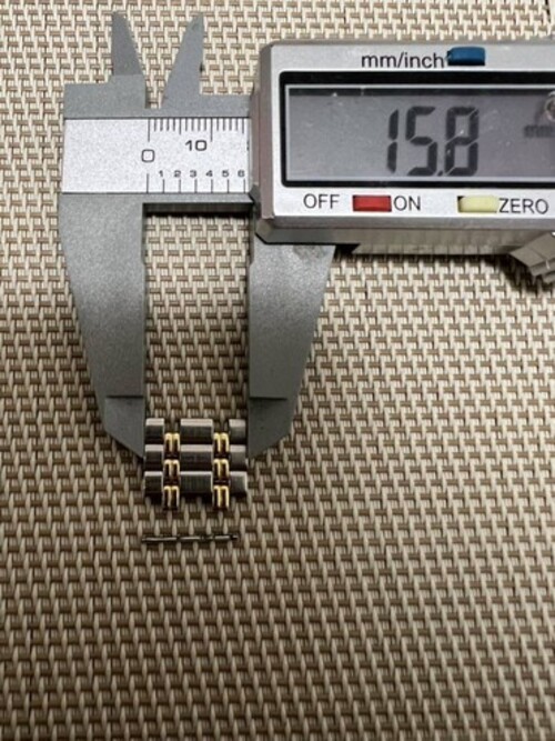 Genuine GUCCI 9000M Bracelet 3 Links 16mm Watch Part New