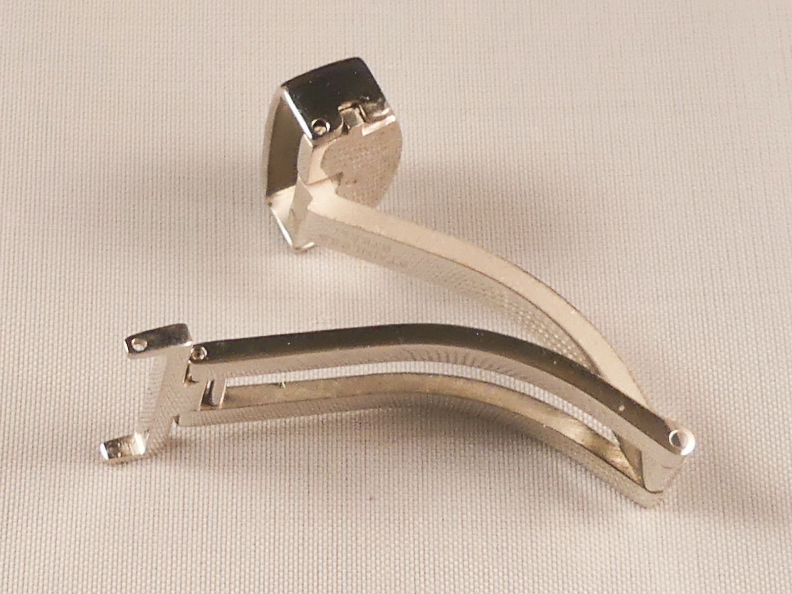 14mm Polished Stainless Steel FLIPLOCK Deployant Clasp Buckle