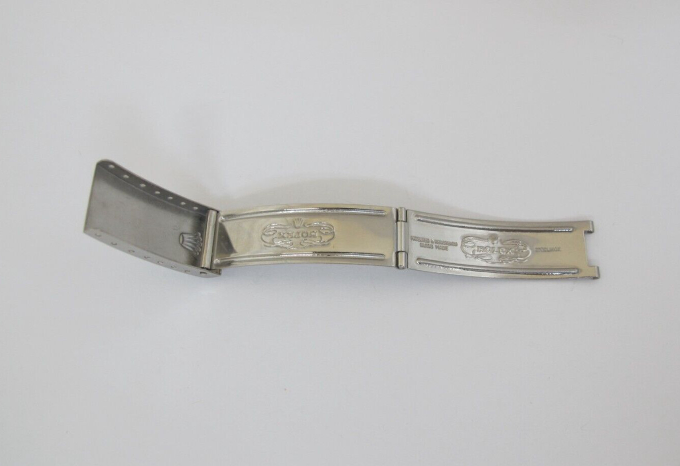 ORIGINAL ROLEX 13mm TOP BUCKLE FOR OYSTER BRACELET 19mm REF.7835
