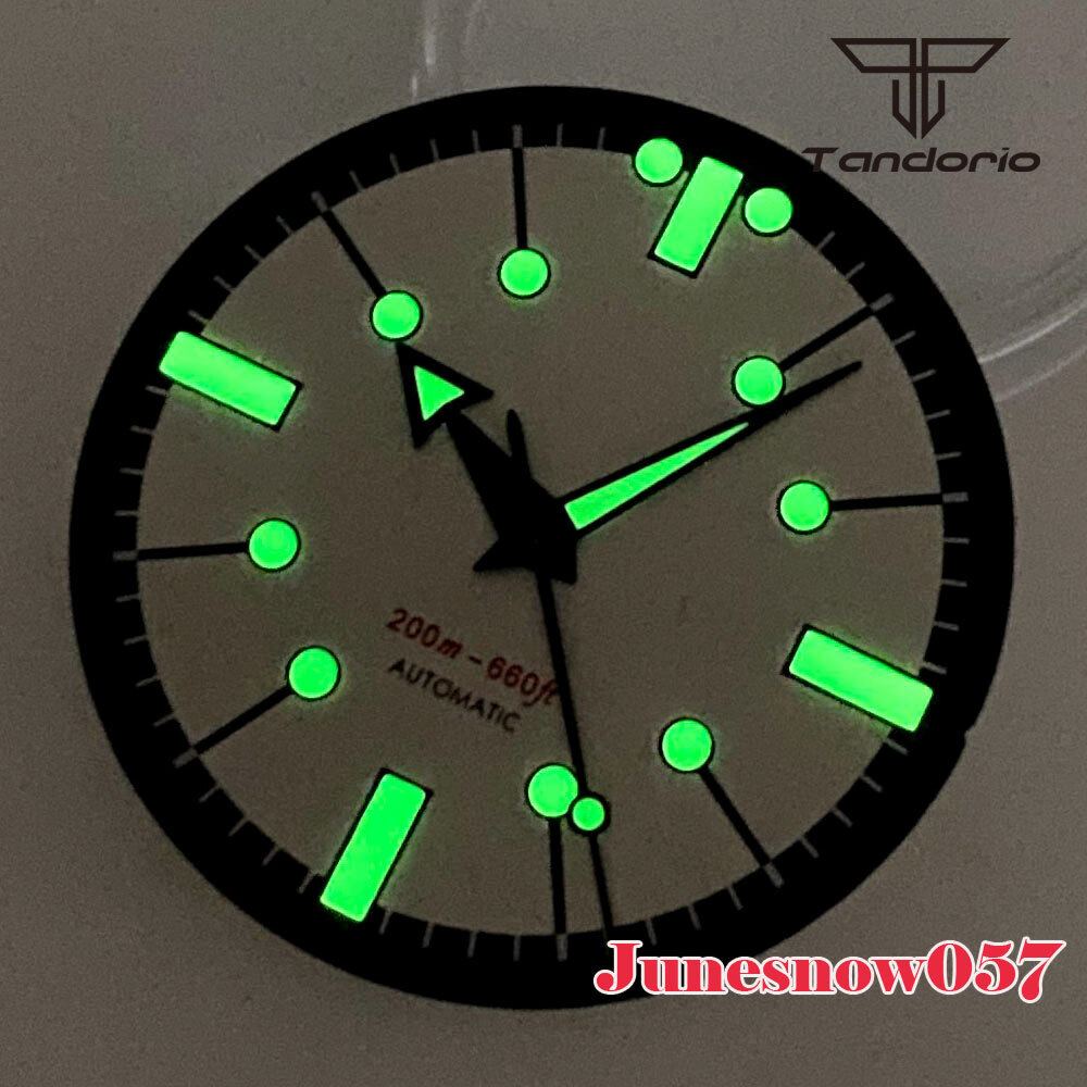 Accessories Part Black/White Watch Case Dial Hand Set Lume Fit NH35 NH36 ETA PT
