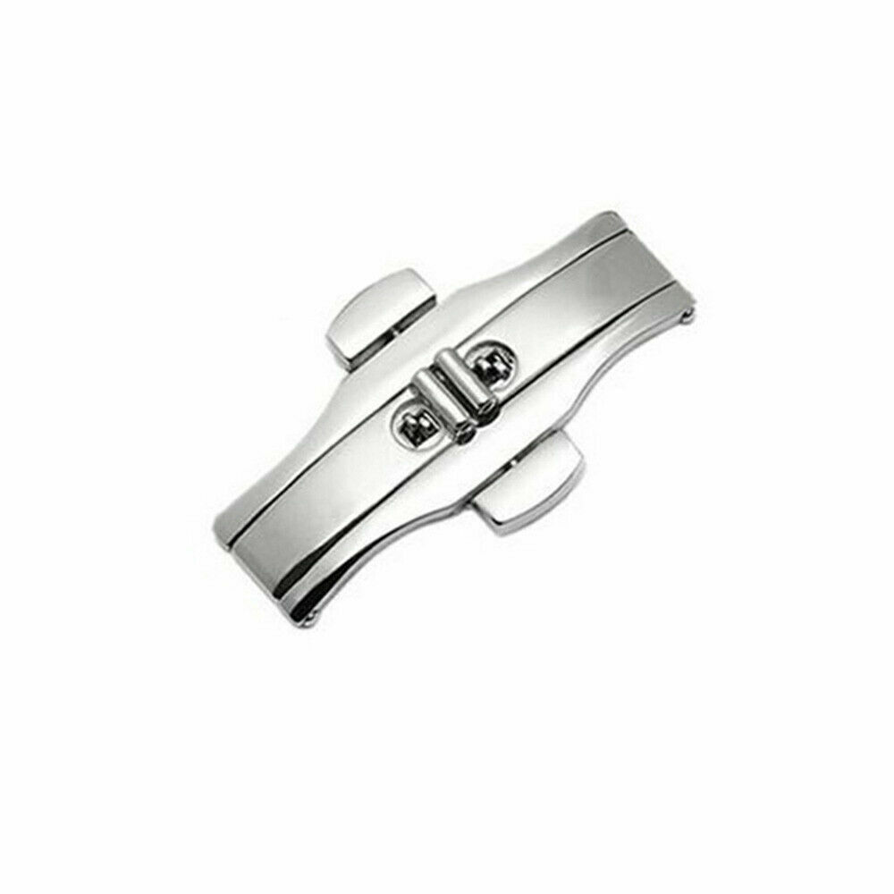 Stainless Steel Butterfly Clasp Buckle For For EMPORIO ARMANI AR2457 AR2458