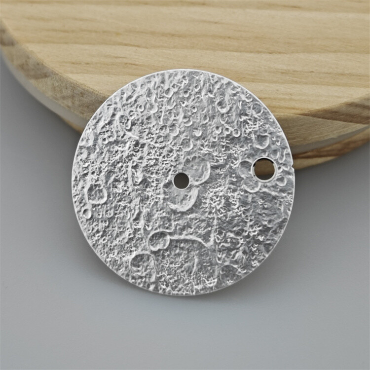 28.5mm NH35 Dial Chang’e Moon Dial Silver Gray Black for NH35/36 Movement