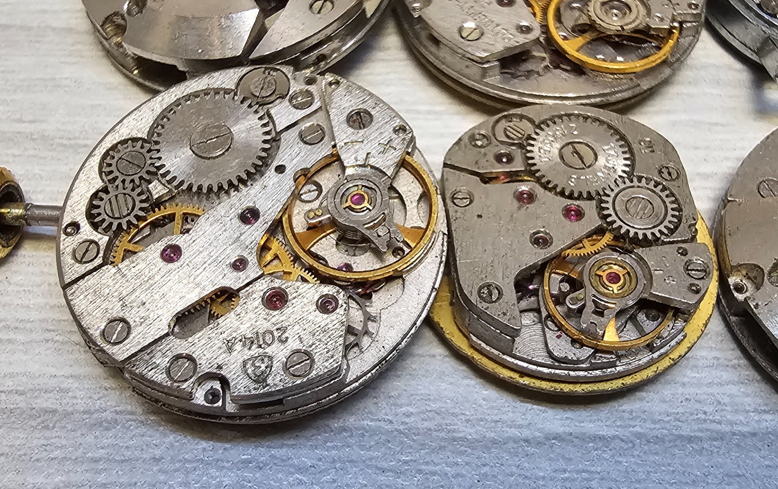Soviet Vintage Movement Slava Zaria Chaika USSR Mechanisms Watch parts Steampunk