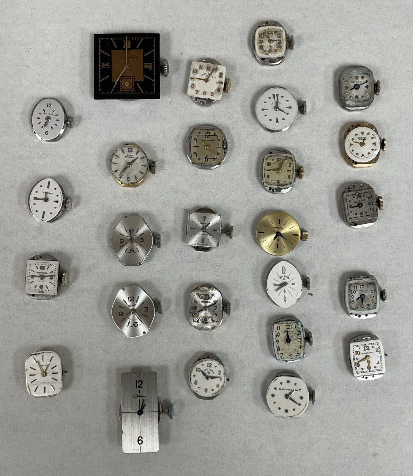 Antique Vintage mechanical Watch movement for parts & replacement, Varieties