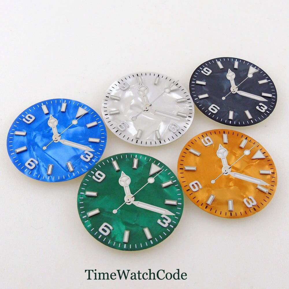 29mm Luminous Watch Dial Hands Fits NH35A NH36A Miyota8215 DG2813 ETA2824 PT5000