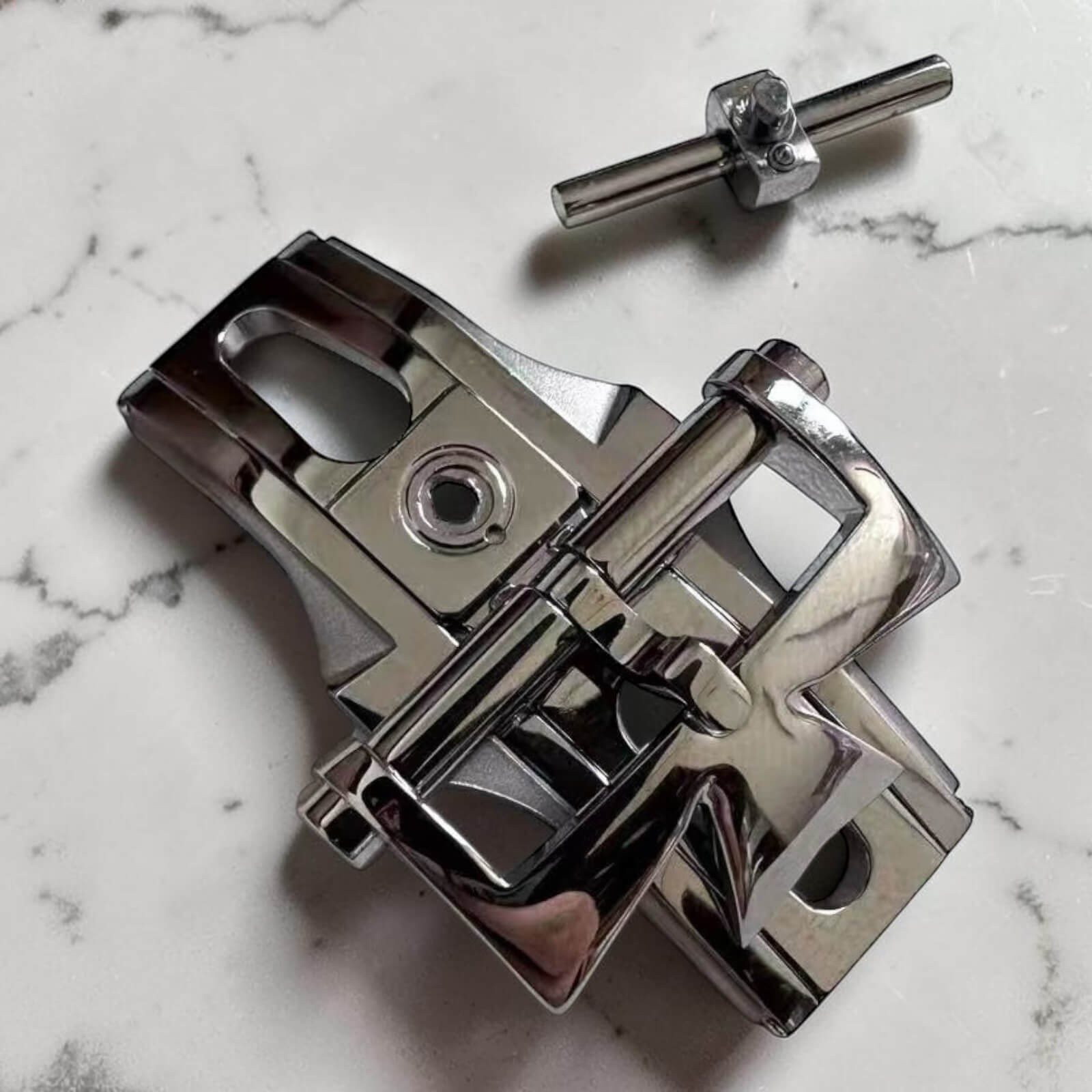 20mm Polish Steel Deployment Buckle Clasp Fits Vacheron Constantin Overseas